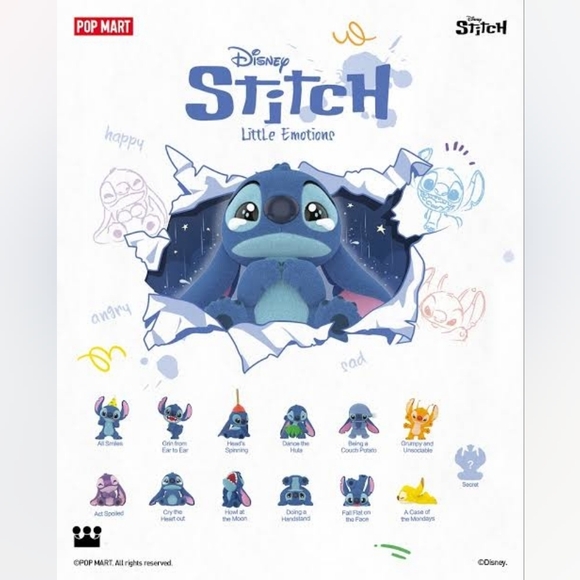 Stitch Little Emotions Figure - Picture 3 of 3